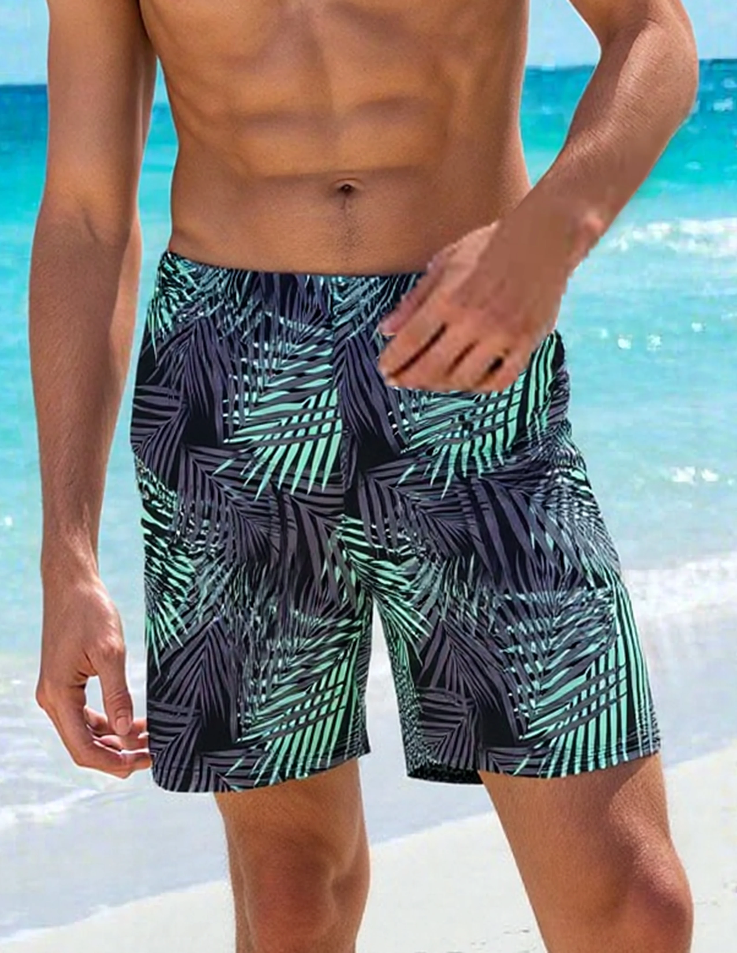 

New shorts for men in summer, thin casual shorts, loose and versatile beach pants, sports beach pants