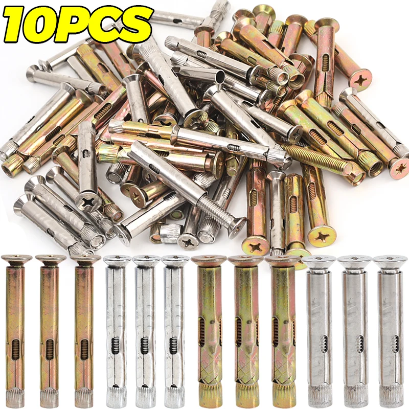 

Болт расширения Крестообразная потайная головка Расширительный винт Замена бетона Встроенное натяжение Углеродистая сталь/нержавеющая сталь