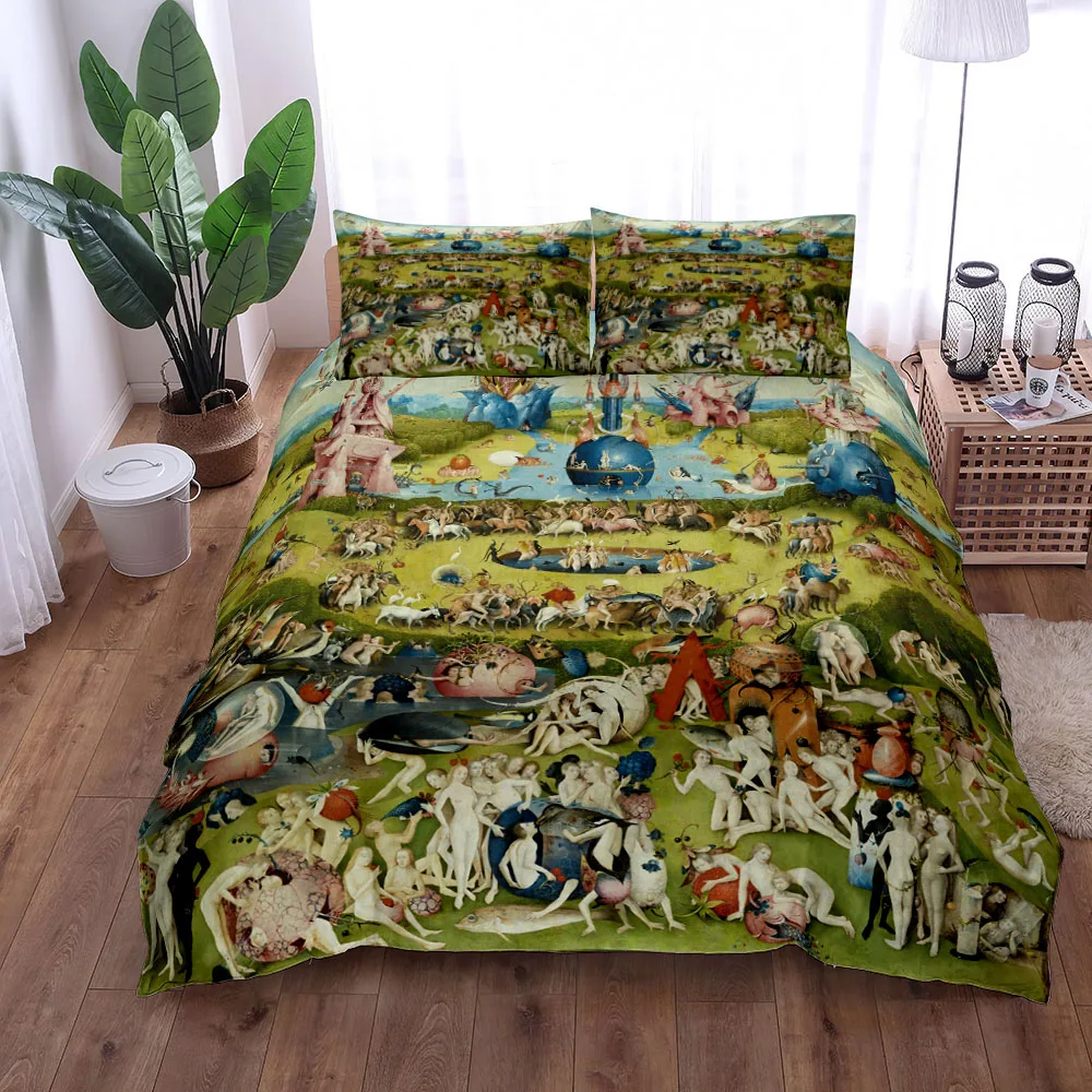 

Hieronymus Bosch Artwork Duvet Cover Set King Queen Double Full Twin Single Size Bed Linen Set