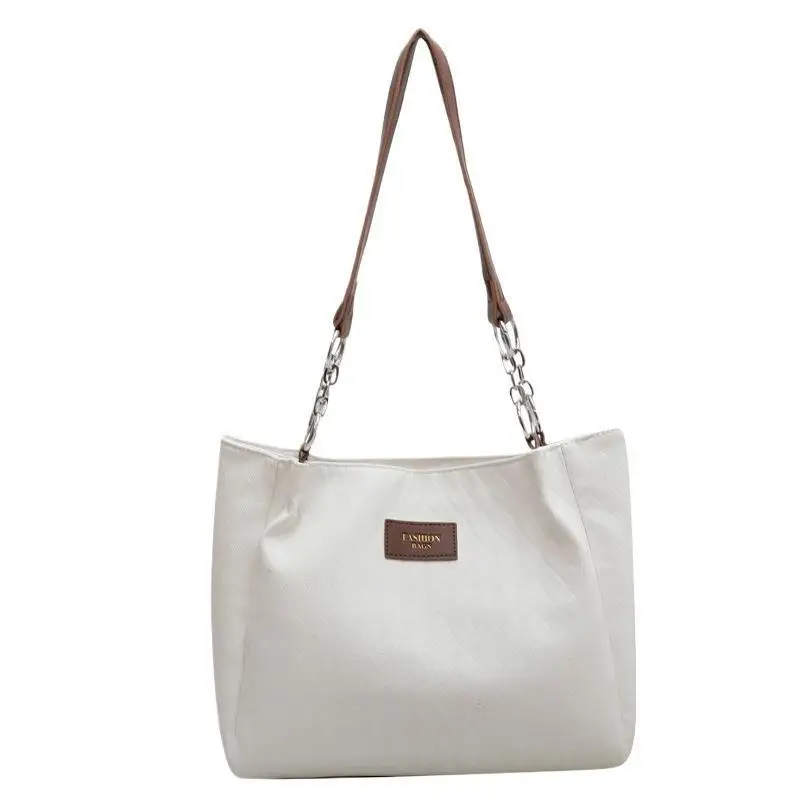 Lightweight Embossed Argyle Women Tote Bag Large Capacity Comfortable Strap Shoulder Handbag for Commute Travel Work