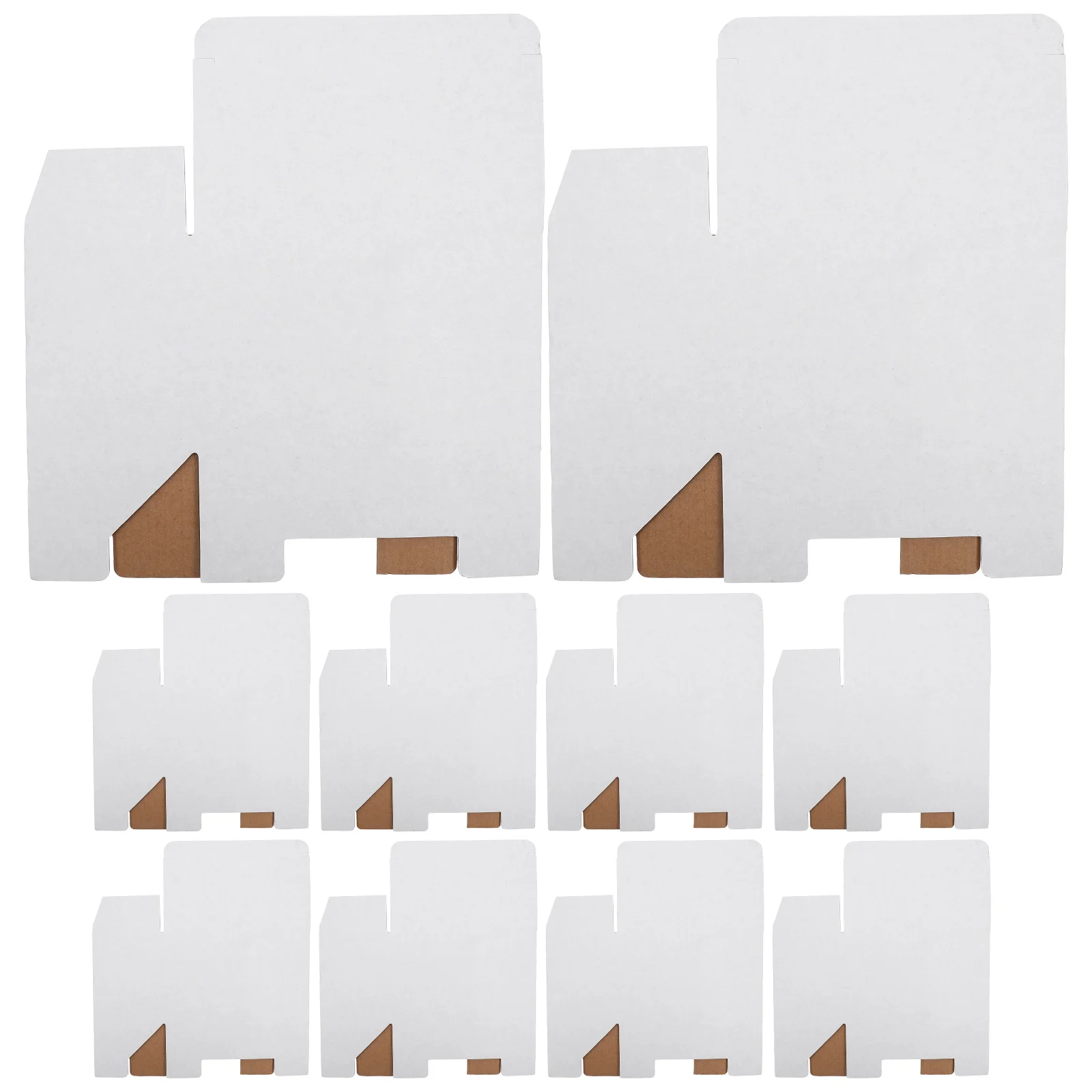 10 قطع من صناديق الورق المموج، صناديق تعبئة متعددة الشبكات لتغليف الأعمال الصغيرة، شحن التخزين المتحرك #4