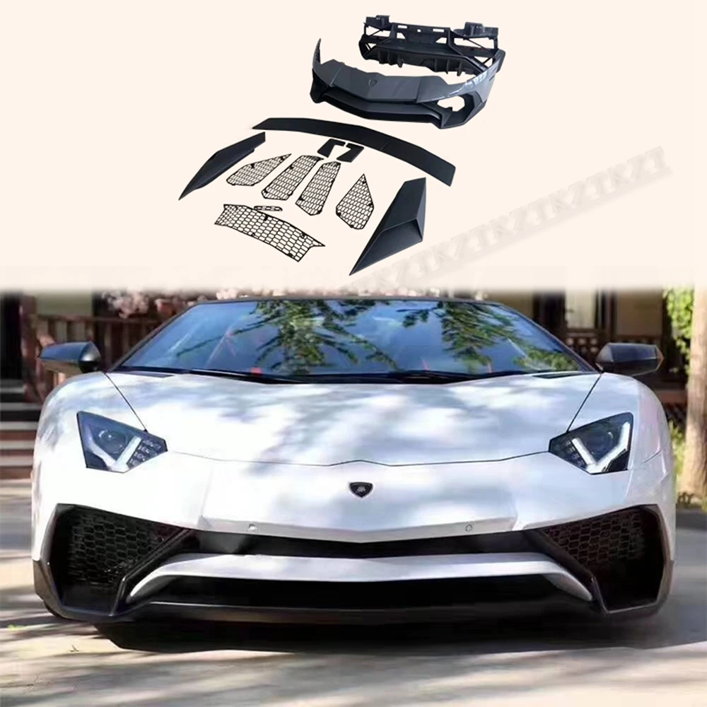 For Lamborghini Aventador LP700 Kits 750SV Style FRP+CF Front/Rear Bumper + Kits