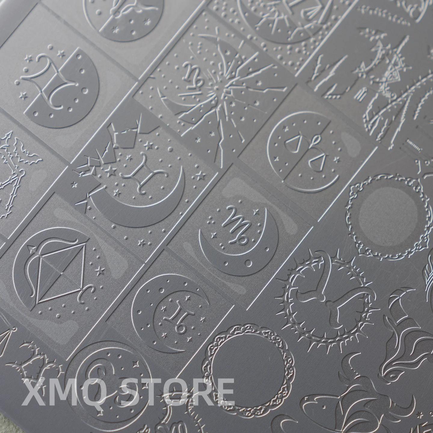 XMQ NAIL ART STAMPING PLATES CONSTELLATION TEMPLATES HEART IMAGEPLATES