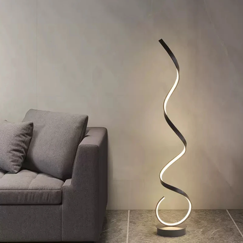 Nowoczesna taśma LED lampa do sypialni podłogowa przy łóżku Sofa do salonu atmosfera pionowa lampa stołowa oświetlenie do czytania do nauki