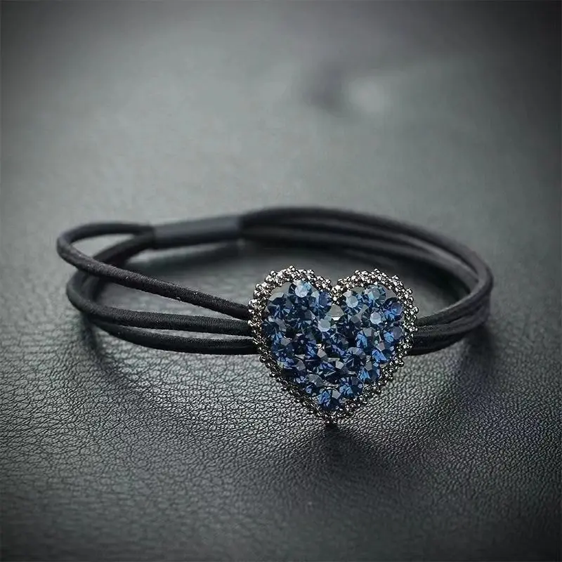 1 Piece New Cute Retro Minimalist Girls Elastic Hair Bands Woman Hair Accessories image 4