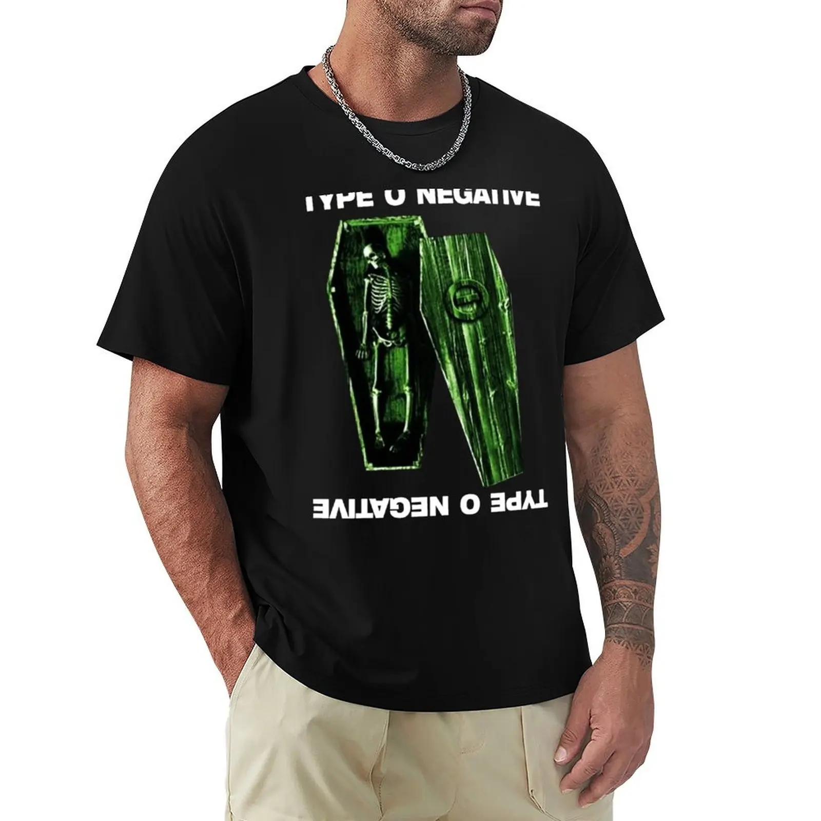 BEST SELLER - negative coffin T-Shirt Fashion Graphic Tee for Men