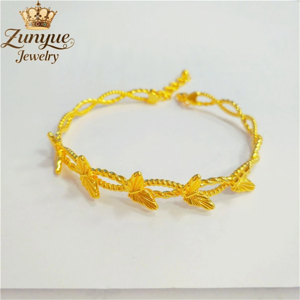 

Браслет-бабочка из песочного золота, роскошные качественные ювелирные изделия, бестселлер, подарок ручной работы, модные ювелирные изделия, изысканные подвески, популярные