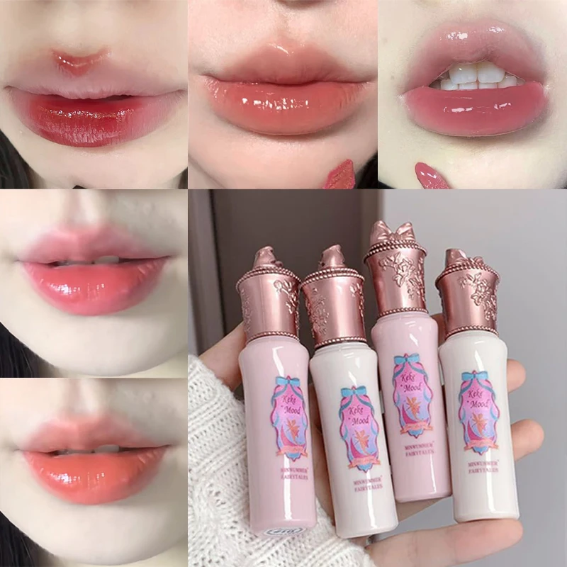 Flower Knows Jelly Lip Glaze Moisturizing Whitening Water Gloss Lip Glaze Midsummer Elf Original No Cup Stain Lip Care Cosmetics