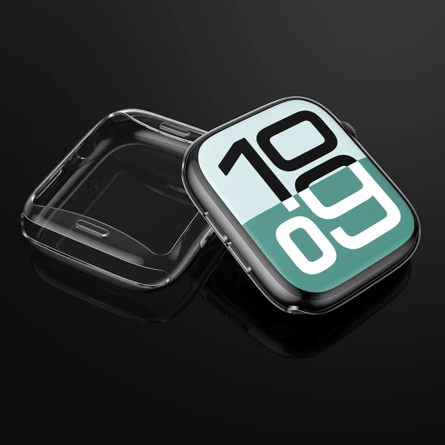 Protector de pantalla de TPU suave para Apple Watch 10 9 8 45mm 41mm 44mm 42mm 46mm 49mm funda completa para IWatch Ultra 7 SE 6 5 4 3 2