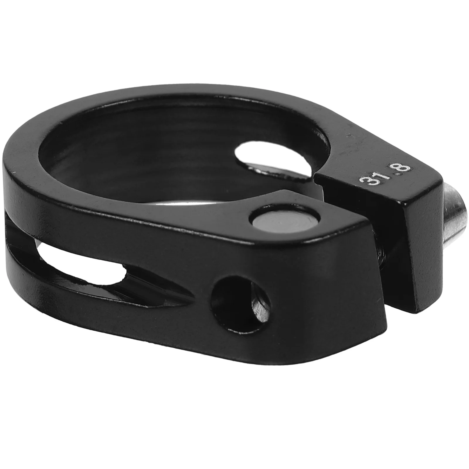 Aluminum Alloy Bike Seatpost Clamp Fine Tuning Screw Design for Folding Bicycles Easy Install Adjust Bike Seat Clamp