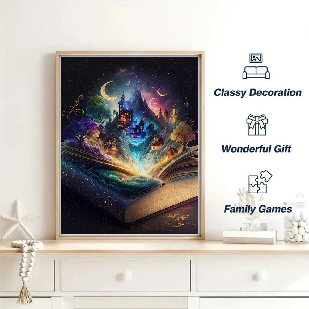 Wooden Puzzles - Exquisite Gift Packaging - Unique Shapes - Best Gifts for Adults and Children - Toy Puzzles