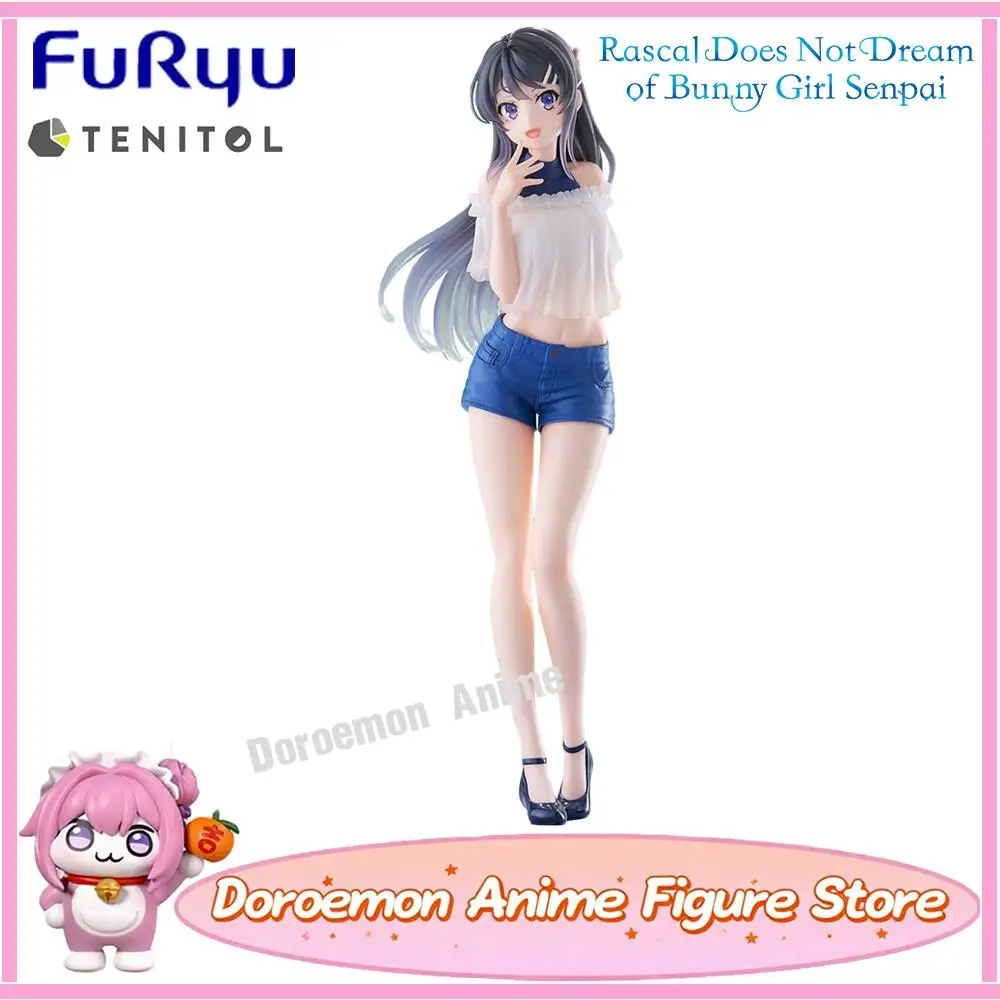 

In Stock Original Furyu Tenitol Aobuta Sakurajima Mai Collectible Kawaii Anime Girls Figures Table Decoration Gifts for Fans