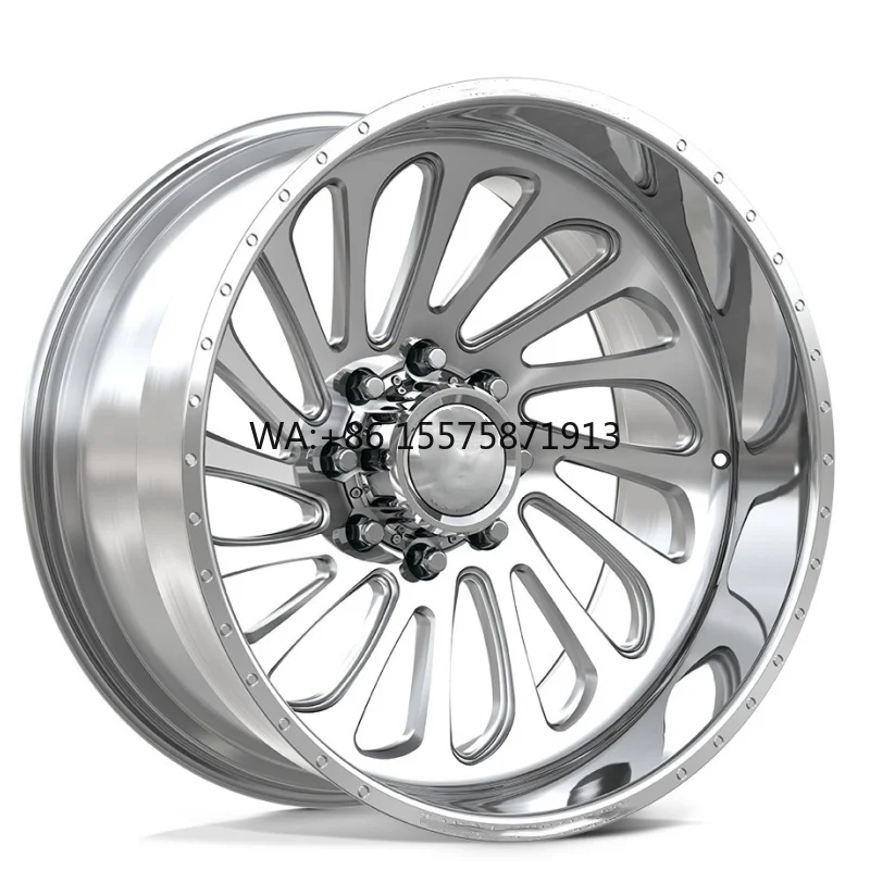 

Super Single Truck Wheels 20x12 24x14 28x16 30x16 custom forged Truck Wheels 5x139.7 8x165.1 26x14 Forged Wheels