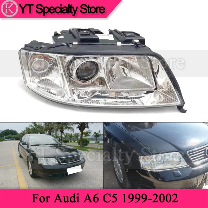 

Передний бампер Kamshing для Audi A6 C5 1999 2000 2001 2002, передняя фара, фара без лампы