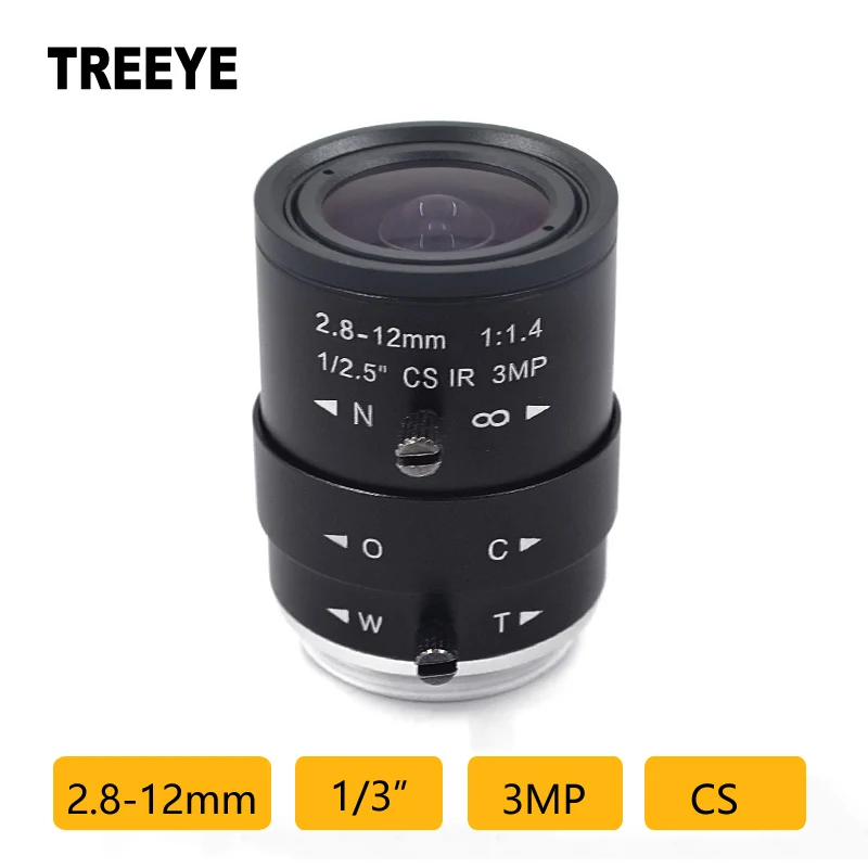 

HD 3.0megapixel 2.8-12mm varifocal CCTV Lens 3MP CS Lens Livestreaming Lens Video Surveillance Camera Lens Industrial Lens