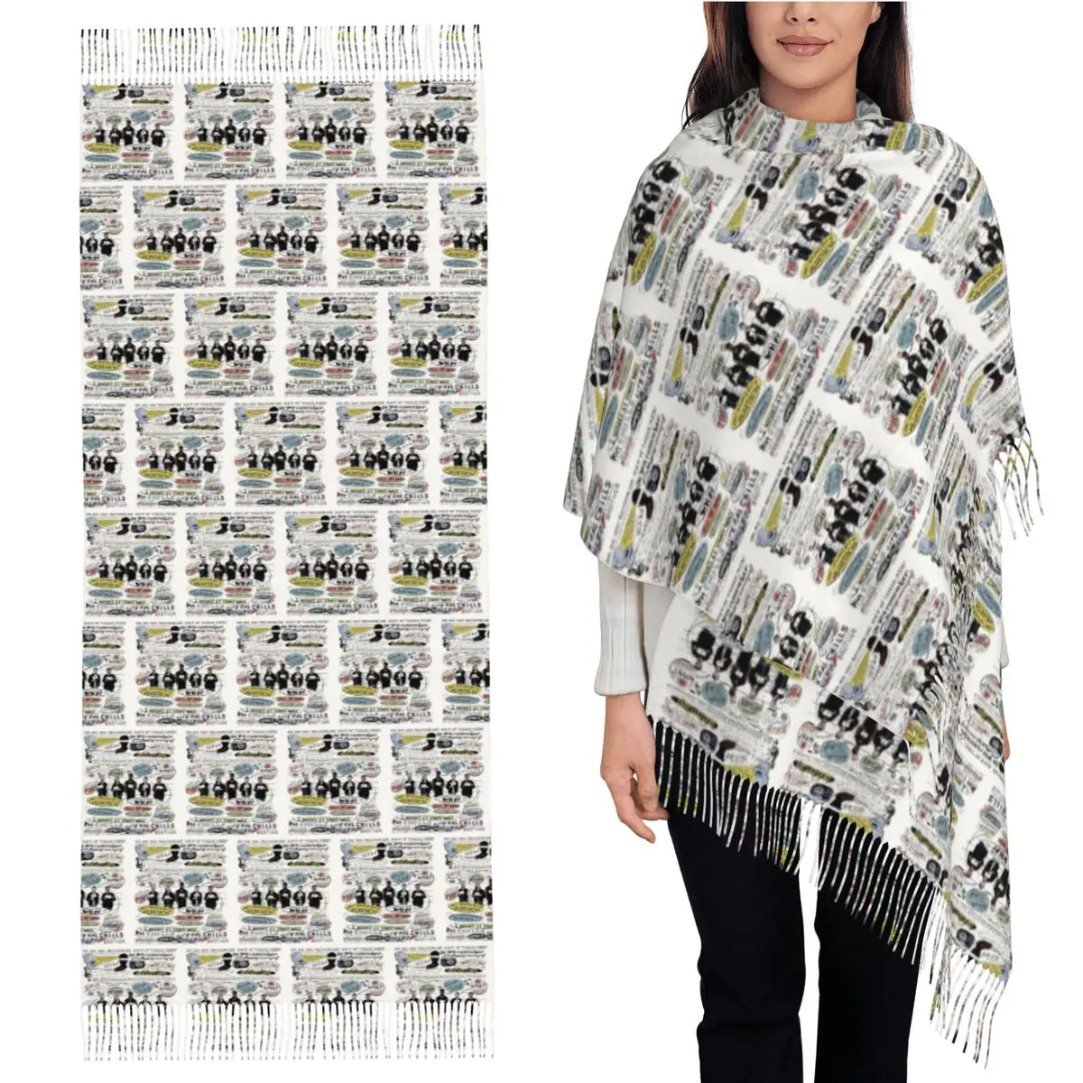 

I Want It That Way B99 Colorized Scarf Tassel Scarves for Women Soft Warm Shawls and Wraps Large Fall Winter Shawl Wrap