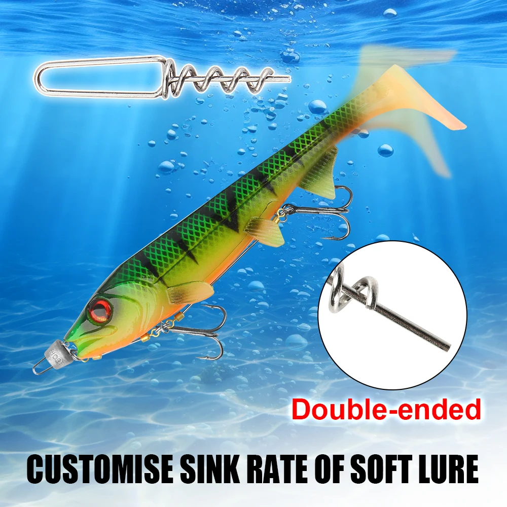 مجموعات مسامير ضحلة لصيد الأسماك من Spinpoler Pike # 6 # 1/0 # 2/0 خطاف ثلاثي 5 جرام 7 جرام 10 جرام 15 جرام 20 جرام وزن ثقالة باس سمك السلمون المرقط المياه المالحة