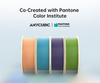 ANYCUBIC 3D Printer Pantone Filament PLA 1.75mm 1kg/Roll Plastic Rubber Co-Created Material For FDM 3D Printer K3 Combo