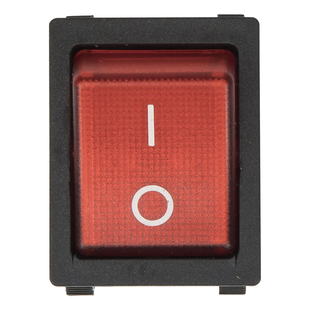 KCD4-201N-3 perforate 30 x 22 mm 30A 4 pin ON - OFF boat rocker switch KCD4 series power switch with 220V light