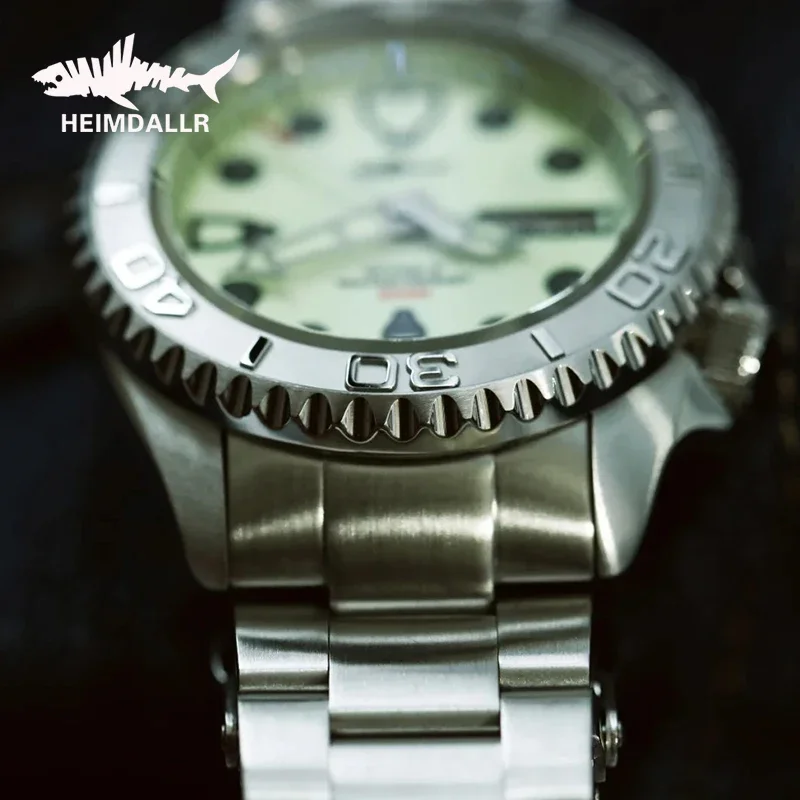 HEIMDALLR SKX007 Men's Dive 20Bar Waterproof NH36A Movement Watch C3 Full Luminous 316L Steel Sapphire Crystal  Men Watches 42mm