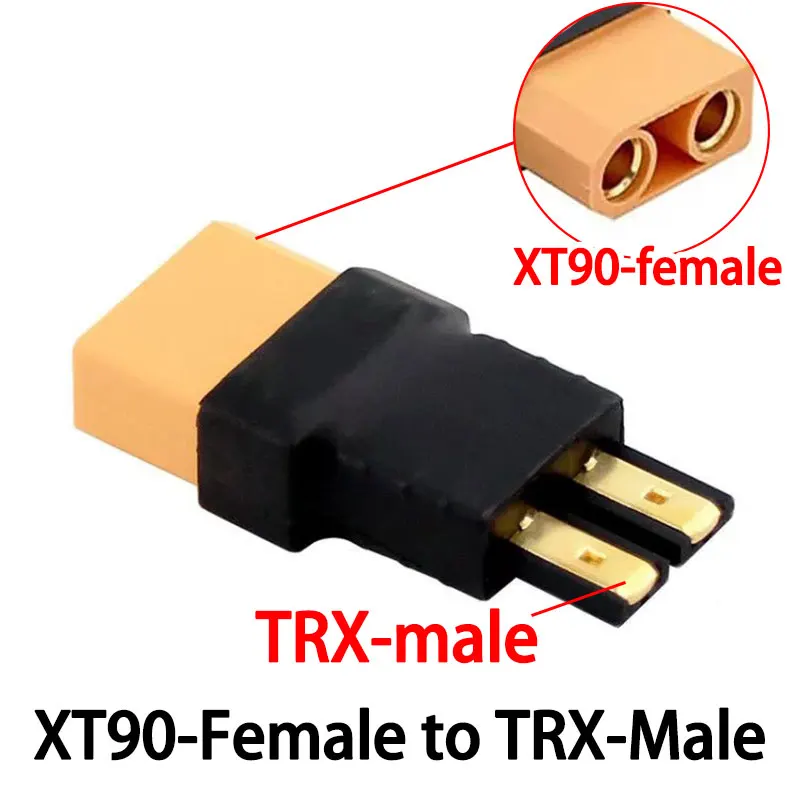XT90 Male Female Plug to TRX EC3 Plug  Adapter For RC Helicopter Quadcopter LiPo Battery Plug Connector