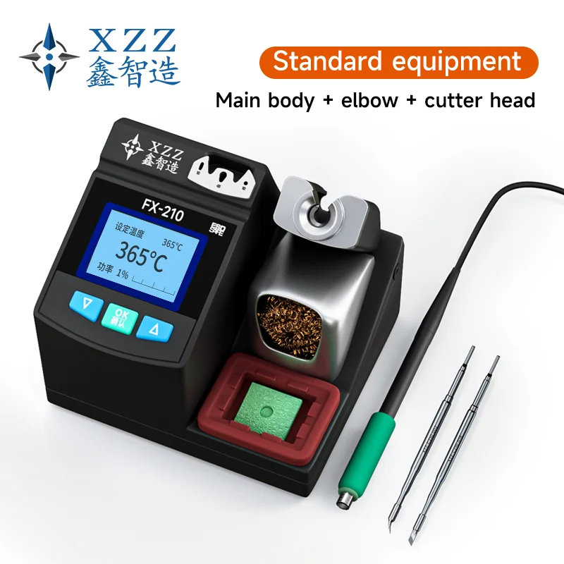 

XZZ FX-210 Super Precision Soldering Station 45W 2S Fast Heating With C210 Soldering Iron Kit For PCB Board Repair Welding