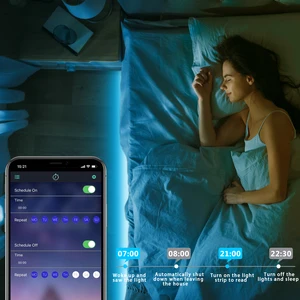 USB RGB Neon -LED -Streifenleuchten, wasserdichtes flexibles Klebeband, Anwendung und Fernbedienung, Dekoration für Heimschlafzimmer, 5V 10 Hauptverkäufe LED -Licht für Sofa - №8