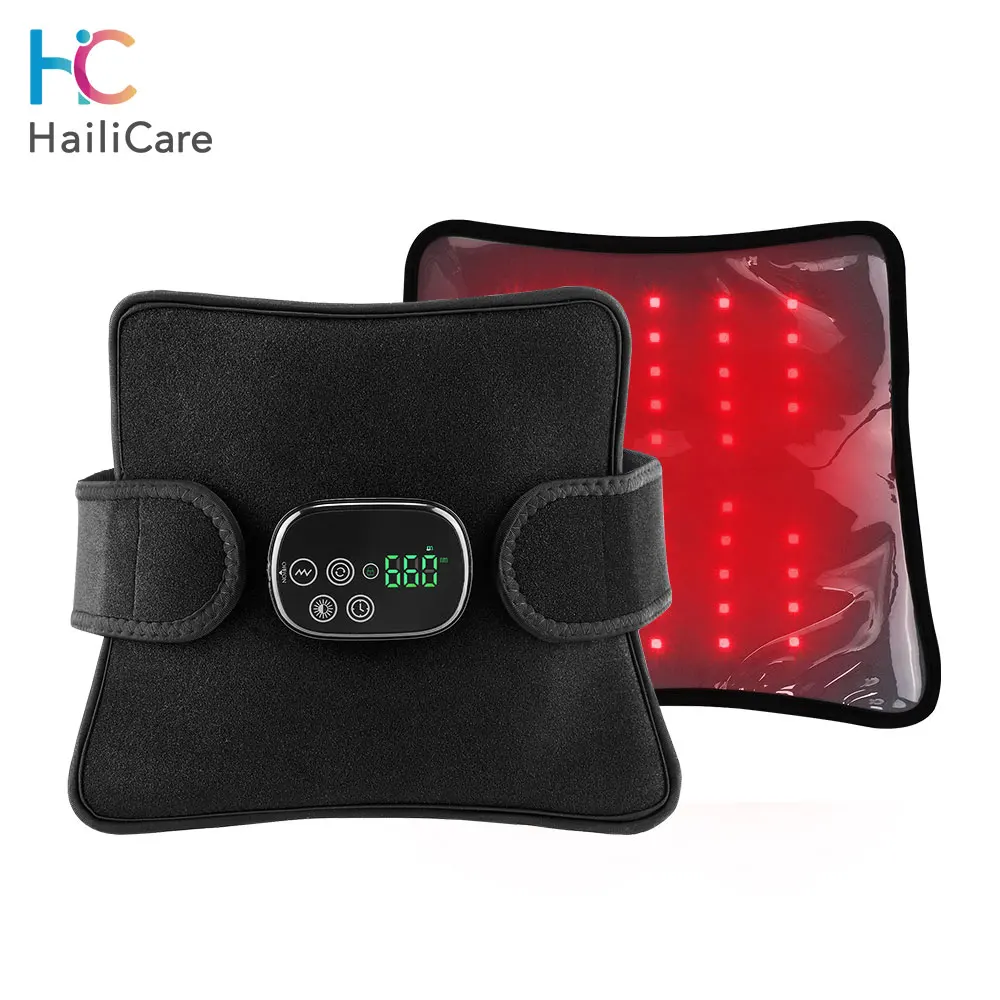 660nm 850nm LED Red Light Therapy Belt Pad Infrared light Device Shoulder Back Waist Knee Body Pain Relief Muscles Recover