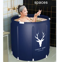 Lucky Deer-Bassin de bain complet pliable pour adultes, bassin de glace domestique, E27