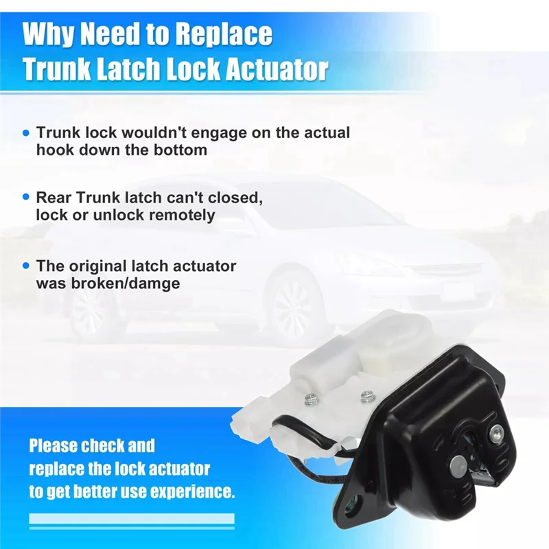 

74801-TF0-003 Car Rear Tailgate Latch Actuator For Honda FIT Jazz GE6/GE8
