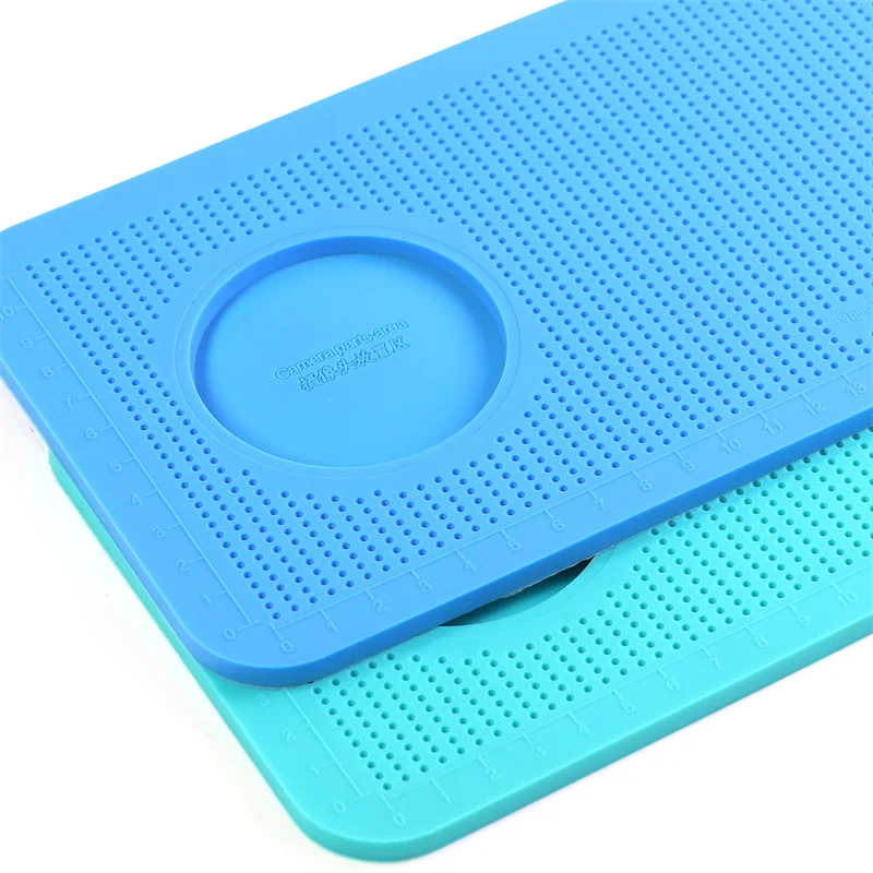 

TE-738 Anti-slip Silicone Pad for Screen Protector Hydrogel Film Pasting Installation Professional Maintenance Auxiliary Tool