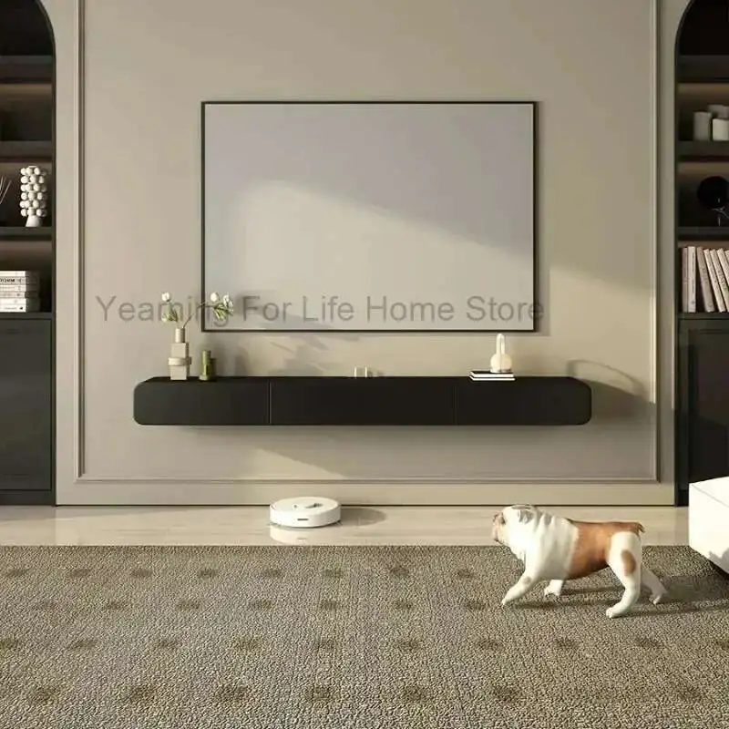 

Nordic Simple TV Cabinet Solid Wood Narrow Wall-mounted Medieval TV Stands Living Room Suspended Meuble Bedroom Home Furniture