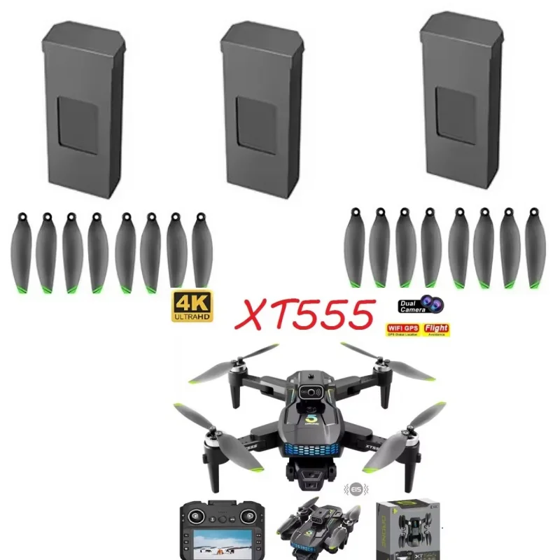 

Аккумулятор 3.7V 2000MAH и пропеллер для радиоуправляемого дрона XT555 / Запчасти для дрона LS XT555 / Батарея и лопасти для дрона XT555 / Игрушка XT555