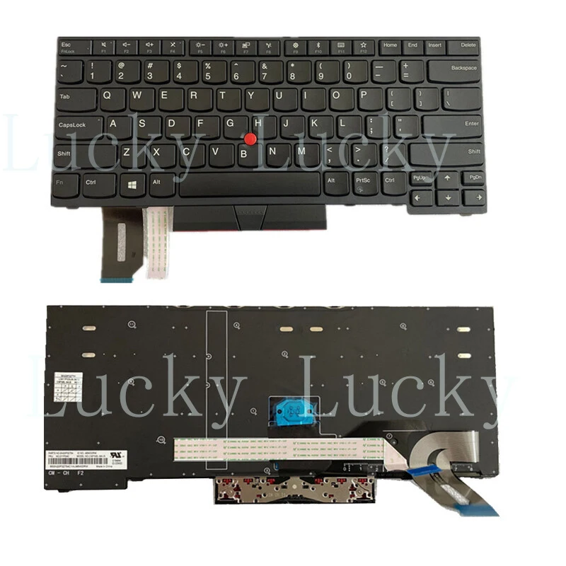 

Клавиатура f 01YP240 для Lenovo Thinkpad E480 E485 L480 L380 Yoga, английская раскладка (США)