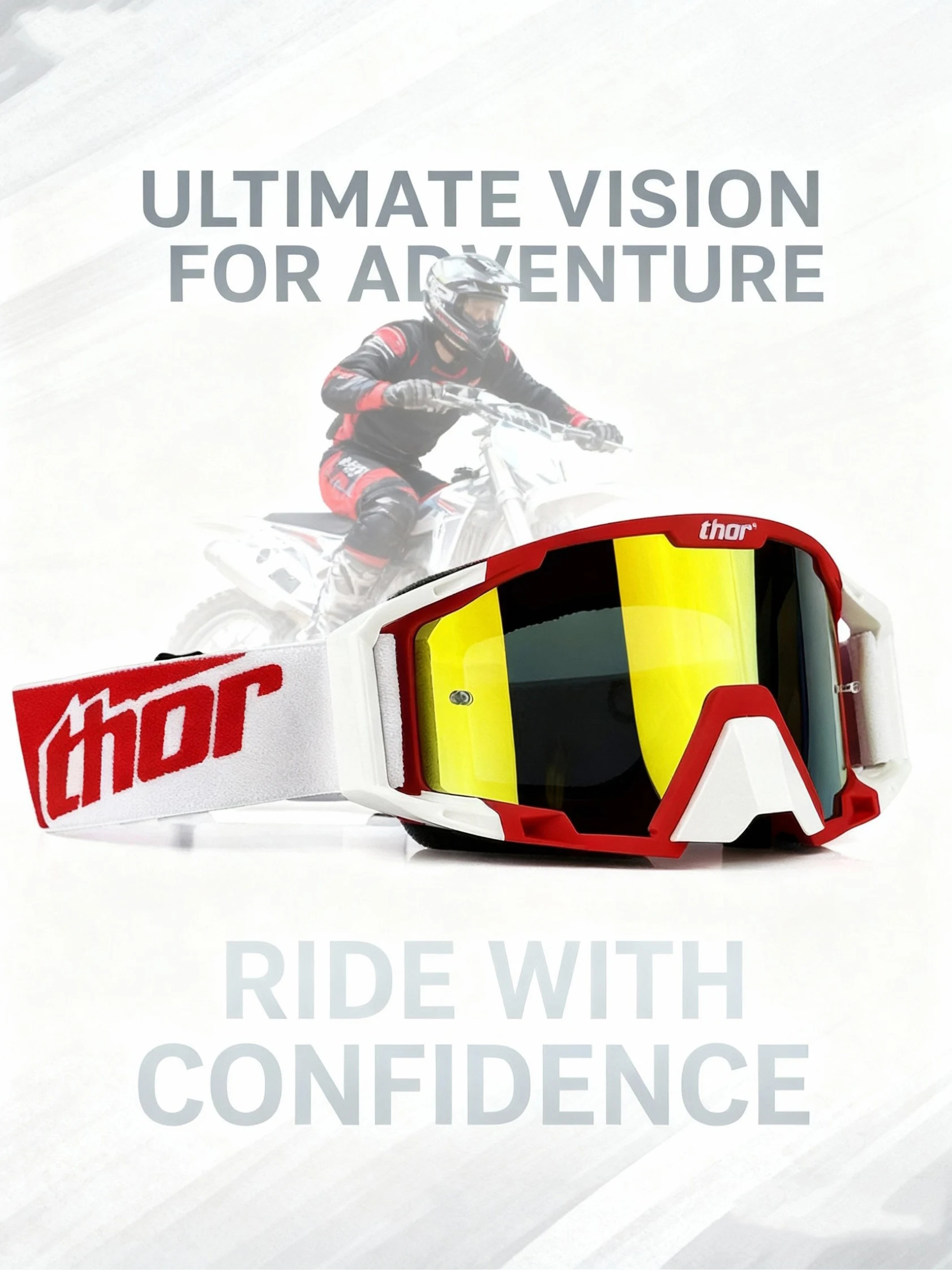 

Professional MX Goggles Motocross Glasses Off-road Sunglasses For Man Windproof Protection Cycling Racing MTB