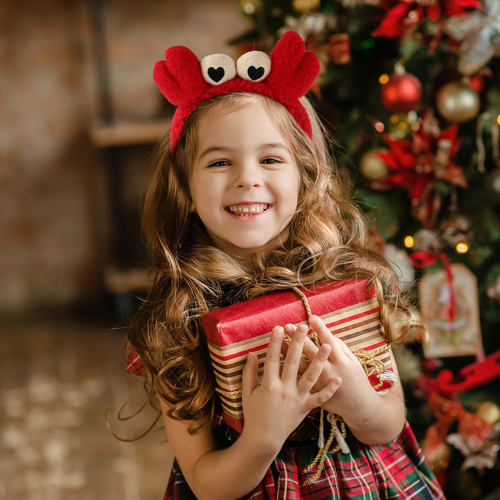 

1 Set Eye-Catching Crab Headband Quirky Crab Glasses Costume Accessories for Festive Occasions