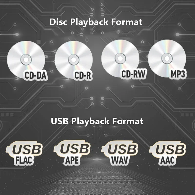 Reprodutor de cd hifi sem perdas, corpo de madeira, bluetooth 5.2, alto baixo, ajustável, eq, portátil, usb, áudio player, controle remoto infravermelho