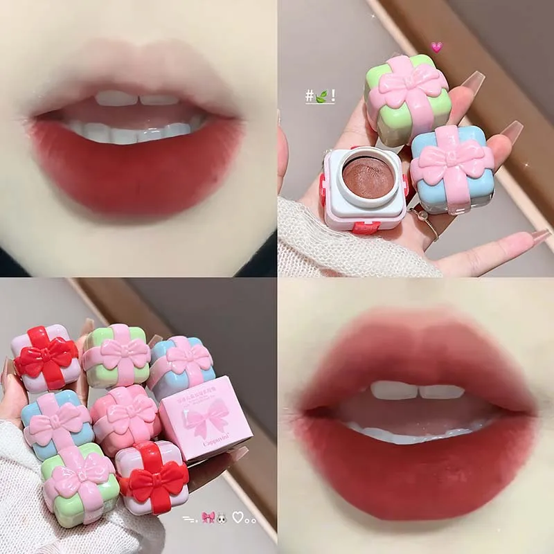 متعددة الأغراض أحمر الشفاه أحمر الخدود كريم مقاوم للماء لينة ترطيب الشفاه الخد أحمر الخدود تينت الصباغ دائم اشراق كونتور ماكياج