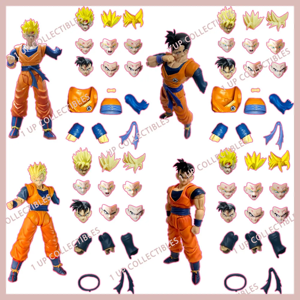 

Nan&T Toys Future Son Gohan Head Sculpt One-armed Accessories Kit Action Figure Dragon Ball Super Saiyan Ssj Son Gohan Models