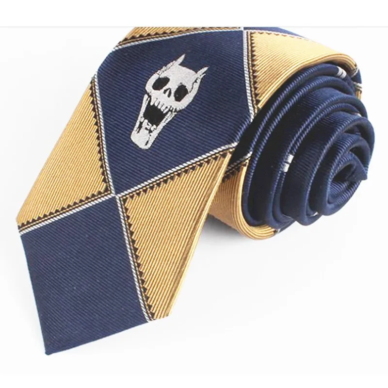 เนคไทลายหัวกะโหลกคอสเพลย์อนิเมะคิระ โยชิคาเกะ สำหรับชุดคอสเพลย์อนิเมะแบบยูนิเซ็กซ์ อุปกรณ์ประกอบฉาก