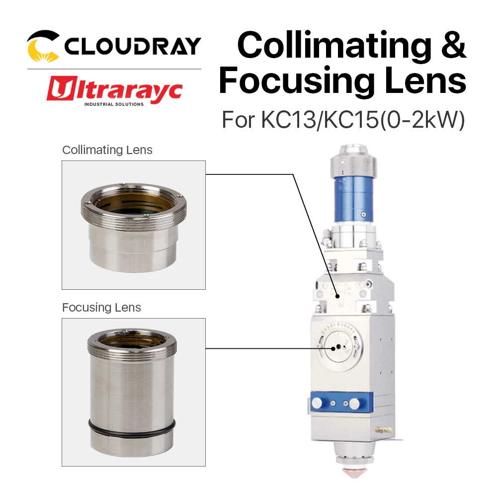 Ultrarayc fibra lente de foco do laser d30 f100 f125mm com suporte da lente para wsx kc13 kc15 cabeça corte a laser