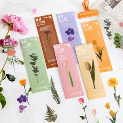 5 Pcs/set Flower Style Bookmark PVC Reading Book Mark Book Page Marker Stationery Supplies Gift