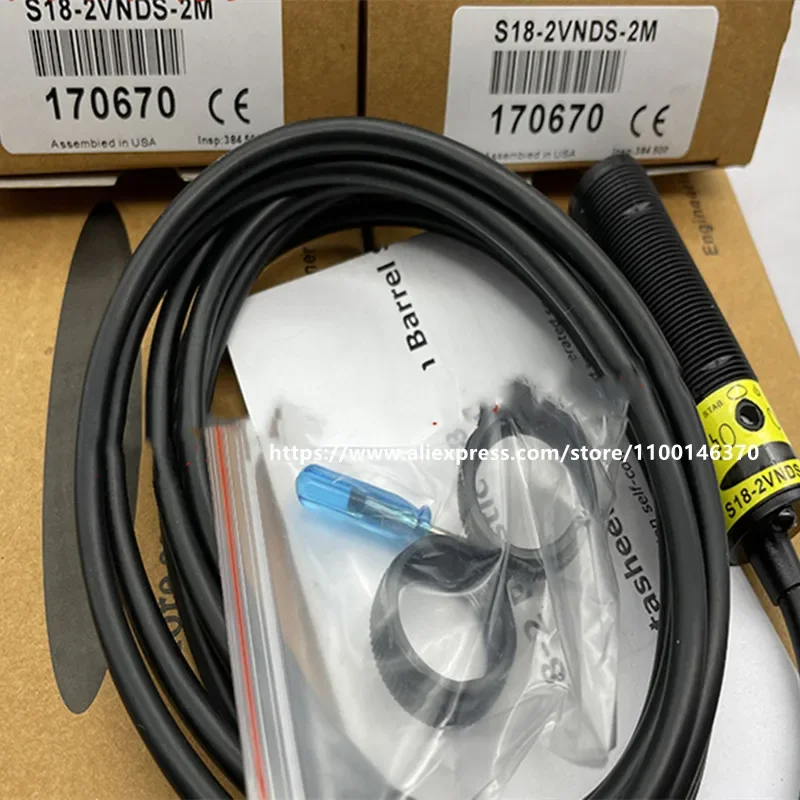 

2 шт. новые высококачественные фотоэлектрические переключатели S18-2VNDL-2M S18-2VNDS-2M