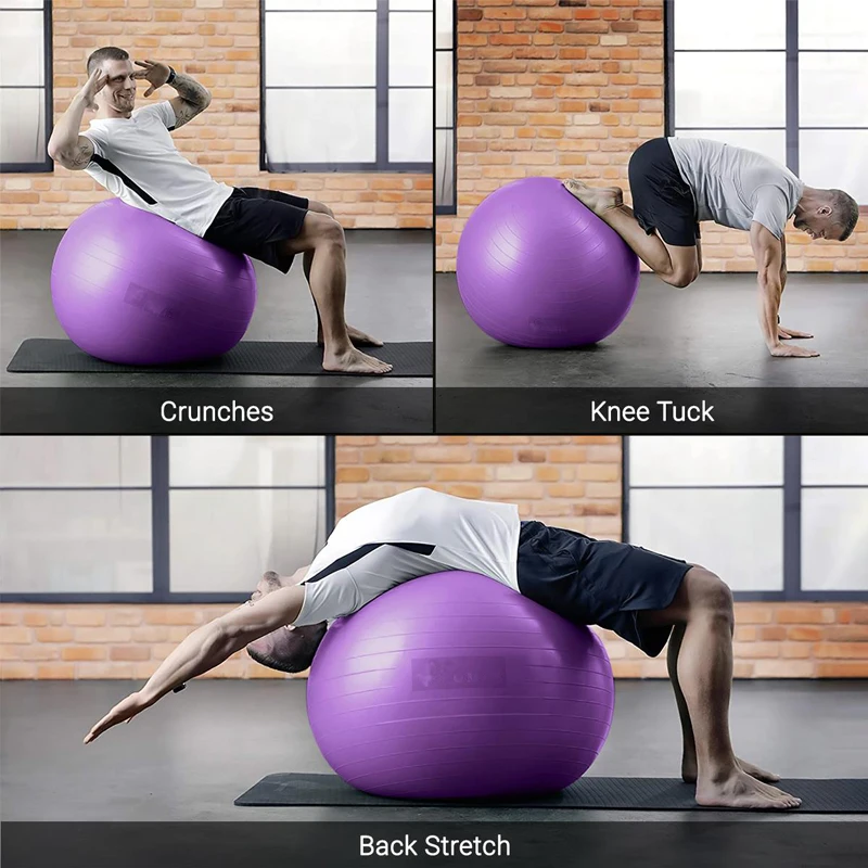 65/75/85cm Balance Ball Gym Equipment Bodybuilding Yoga Pilates Accessories Explosion-proof Yoga Ball Pregnant Women Exercise