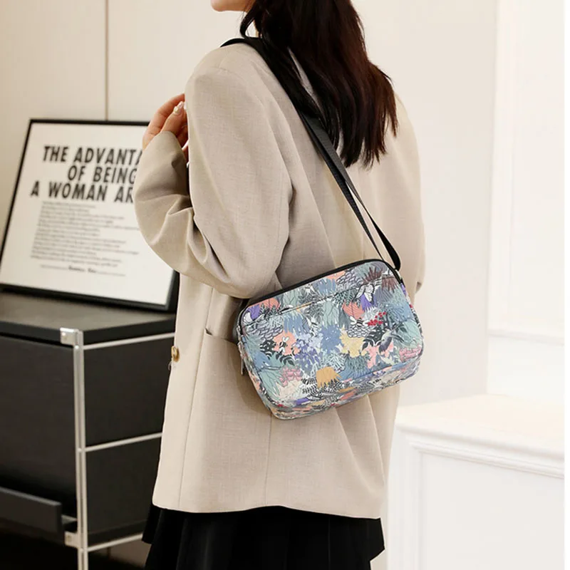 Women\'s Nylon Tote Bag Large Capacity Handbags For Female Commuting Women\'s Messenger Shoulder Bag Travel Crossbody Bags