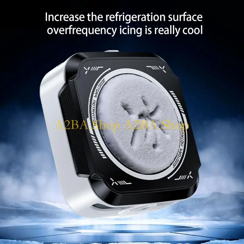 A2BA Phone Coolers with Adjustable Speed & Digital Display Lightweight Mobile Cooling Device for Gaming & Heavy Usage