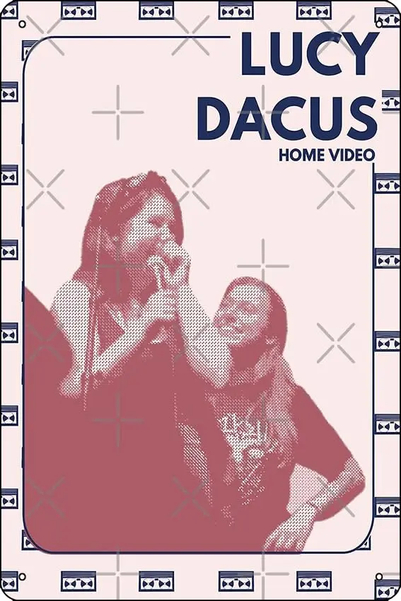 lucy dacus home video Poster Metal Tin Sign 12 X 8 Inch Funny Man Cave Home Office Bar Decor