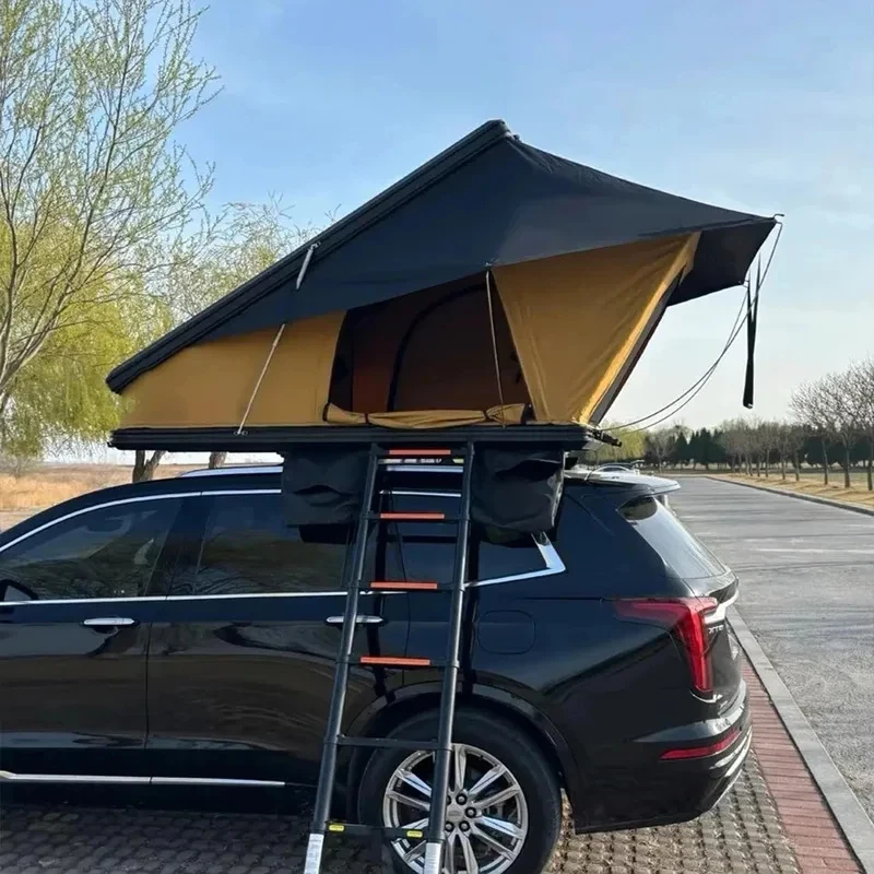 

Clamshell Rooftop Tent 2 Person Aluminum Car Camping Hard Roof Top Tent