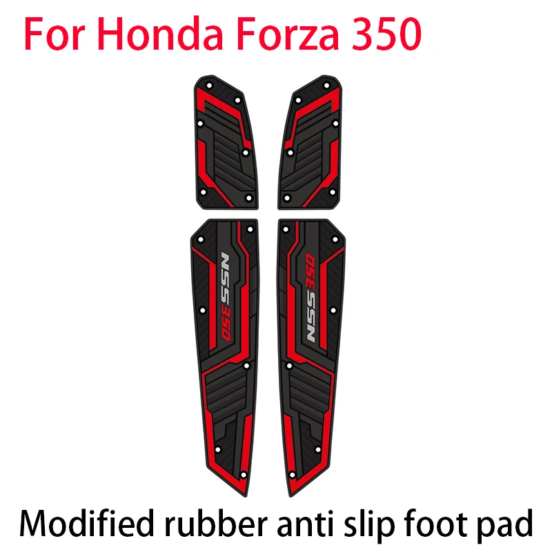 Для Honda Forza 350, модификация мотоцикла, резиновая противоскользящая подушечка для ног, декоративные аксессуары для ног