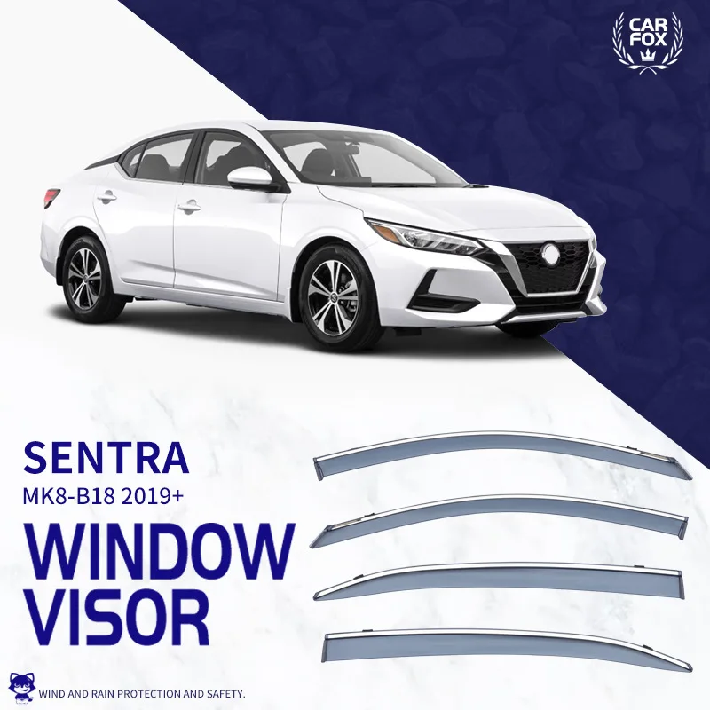 

For Sentra Window visor Weather Shield Side Window Deflector Car windshield weather shield Car accessories